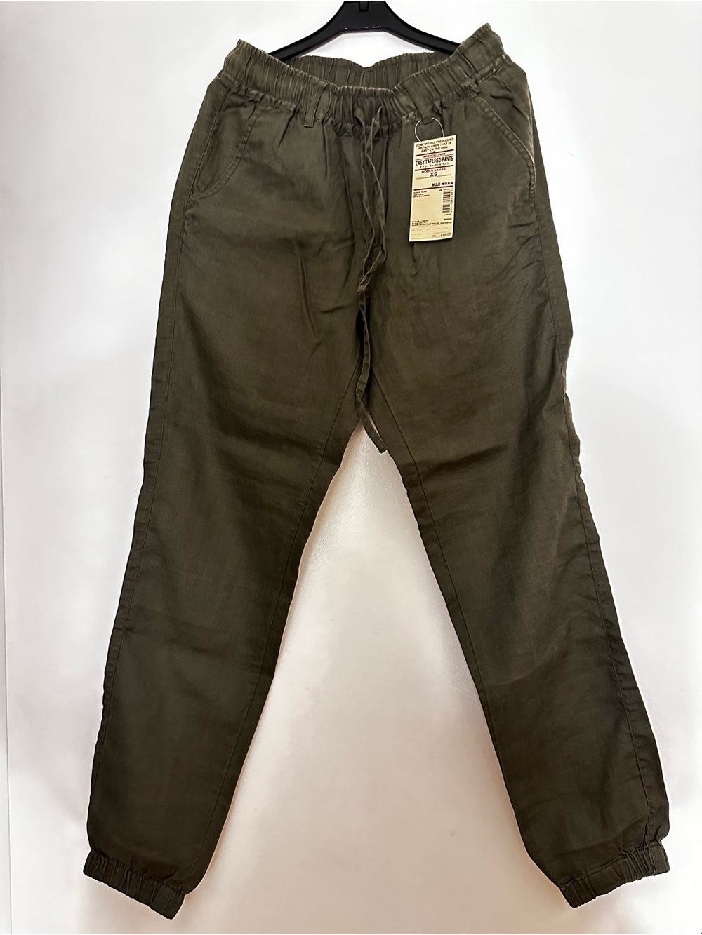 Muji Khaki Easy Tappered Pants
